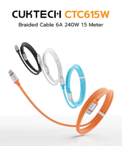 Cáp Cuktech 240W CTC615W - Sạc nhanh PD 3.1 cho MacBook